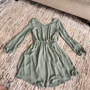 Long sleeve flowy dress